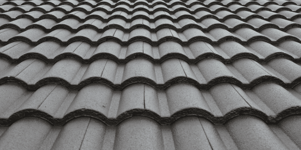 Dachbeschichtung - Beton Dachpfannen